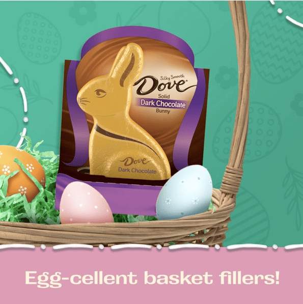 Dove Easter Bunny Dark Chocolate Candy Gift - 4.5 oz EasyOptionXY LLC