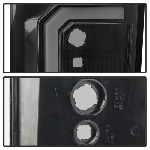 Spyder 07-13 Toyota Tundra V2 Light Bar LED Tail Lights - Smoke ALT-YD-TTU07V2-LB-BSM OffRoadUSA.com