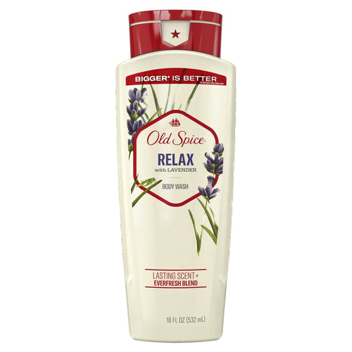 Old Spice Men's Body Wash Relax with Lavender, All Skin Types, 18 fl oz EasyOptionXY LLC