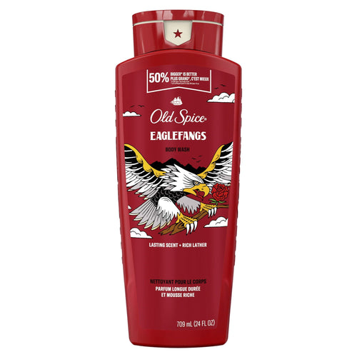 Old Spice Liquid Body Wash for Men, Eagle Fangs, Long Lasting Lather, All Skin Types, 24 fl oz EasyOptionXY LLC