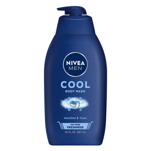 NIVEA MEN Cool Body Wash with Icy Menthol, Men Body Wash, 30 Fl Oz Bottle EasyOptionXY LLC