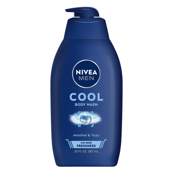 NIVEA MEN Cool Body Wash with Icy Menthol, Men Body Wash, 30 Fl Oz Bottle EasyOptionXY LLC