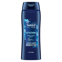 Suave Men Body & Face Wash, Cedarwood and Mandarin, Refreshing, All Skin Types 18 fl oz EasyOptionXY LLC