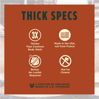 Duke Cannon Thick Body Wash - Bourbon - Oak Barrel & Amber Scent, 17.5 oz, 1 Bottle EasyOptionXY LLC