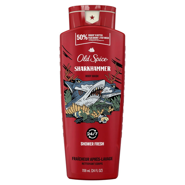 Old Spice Body Wash for Men, Sharkhammer, Long Lasting Lather, 24 fl oz EasyOptionXY LLC