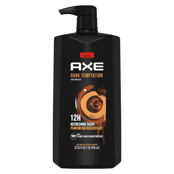 Axe Dark Temptation Refreshing Long Lasting Body Wash, Dark Chocolate, 32 fl oz EasyOptionXY LLC