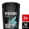 Axe Apollo Refreshing Daily Use Body Wash Twin Pack, Sage and Cedarwood, 16 fl oz EasyOptionXY LLC