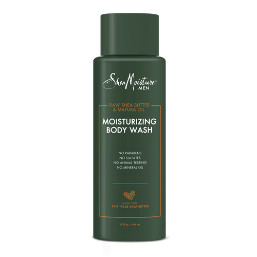 SheaMoisture Men's Moisturizing Body Wash, Shea Butter and Mafura Oil, 15 fl oz EasyOptionXY LLC