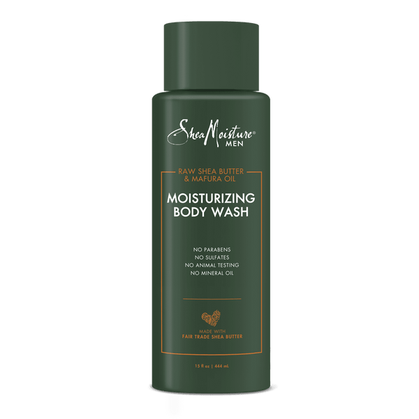 SheaMoisture Men's Moisturizing Body Wash, Shea Butter and Mafura Oil, 15 fl oz EasyOptionXY LLC