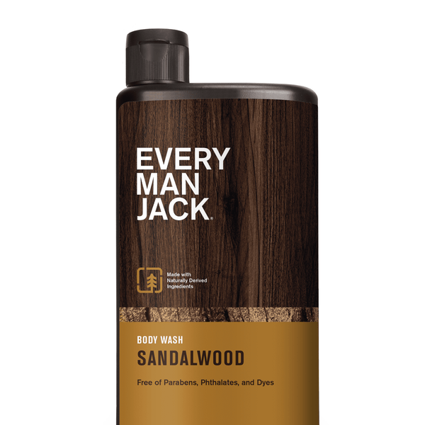 Every Man Jack Sandalwood Hydrating Mens Body Wash for All Skin Types - 16.9oz EasyOptionXY LLC