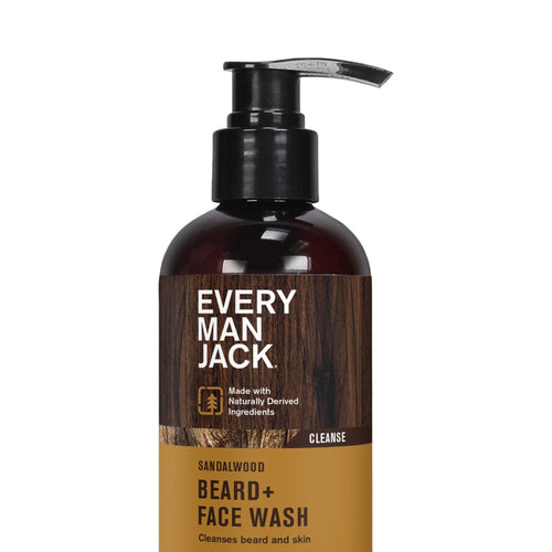 Every Man Jack Beard Wash - Cleanse, Soften, and Hydrate Beard - Sandalwood Scent - 6.7oz EasyOptionXY LLC