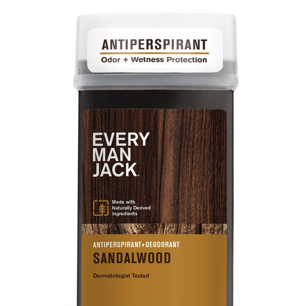 Every Man Jack Sandalwood Mens Antiperspirant Deodorant - Long Lasting Odor & Sweat Protection - 2.6oz EasyOptionXY LLC