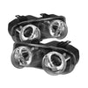 Spyder Acura Integra 94-97 Projector Headlights LED Halo -Chrome High H1 Low 9006 PRO-YD-AI94-HL-C OffRoadUSA.com