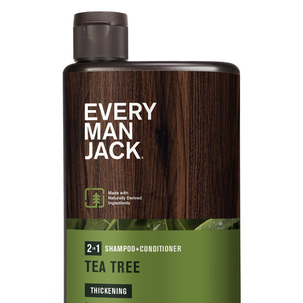 Every Man Jack Thickening Tea Tree 2-in-1 Shampoo and Conditioner for Men, 13.5 oz EasyOptionXY LLC
