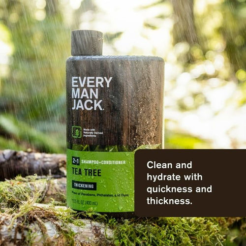 Every Man Jack Thickening Tea Tree 2-in-1 Shampoo and Conditioner for Men, 13.5 oz EasyOptionXY LLC