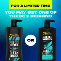 Axe Apollo Moisturizing 2-in-1 Shampoo and Conditioner, Sage and Cedarwood, 28 fl oz EasyOptionXY LLC