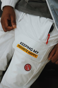 Happy Pockets Jogger (White) Fly Supply Co