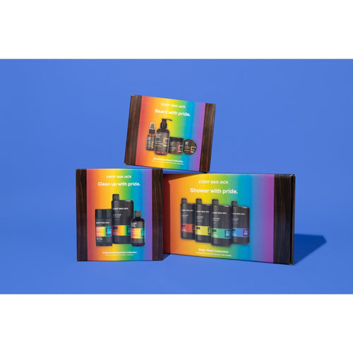 Every Man Jack Pride Beard Box - Includes Four Beard Essentials with Clean Ingredients & a Sandalwood Scent EasyOptionXY LLC