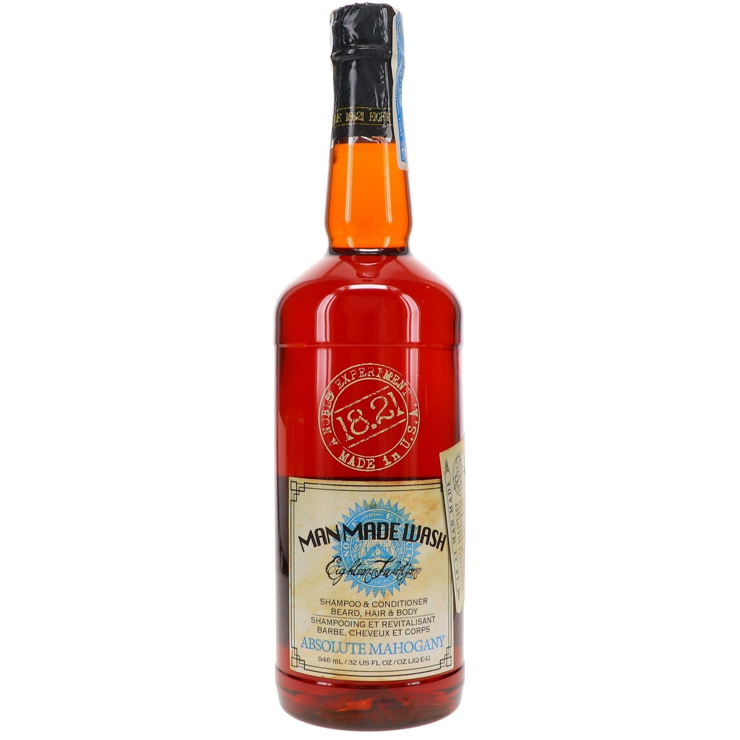 18.21 Man Made Wash 3-in-1 Absolute Mahogany 32 oz EasyOptionXY LLC