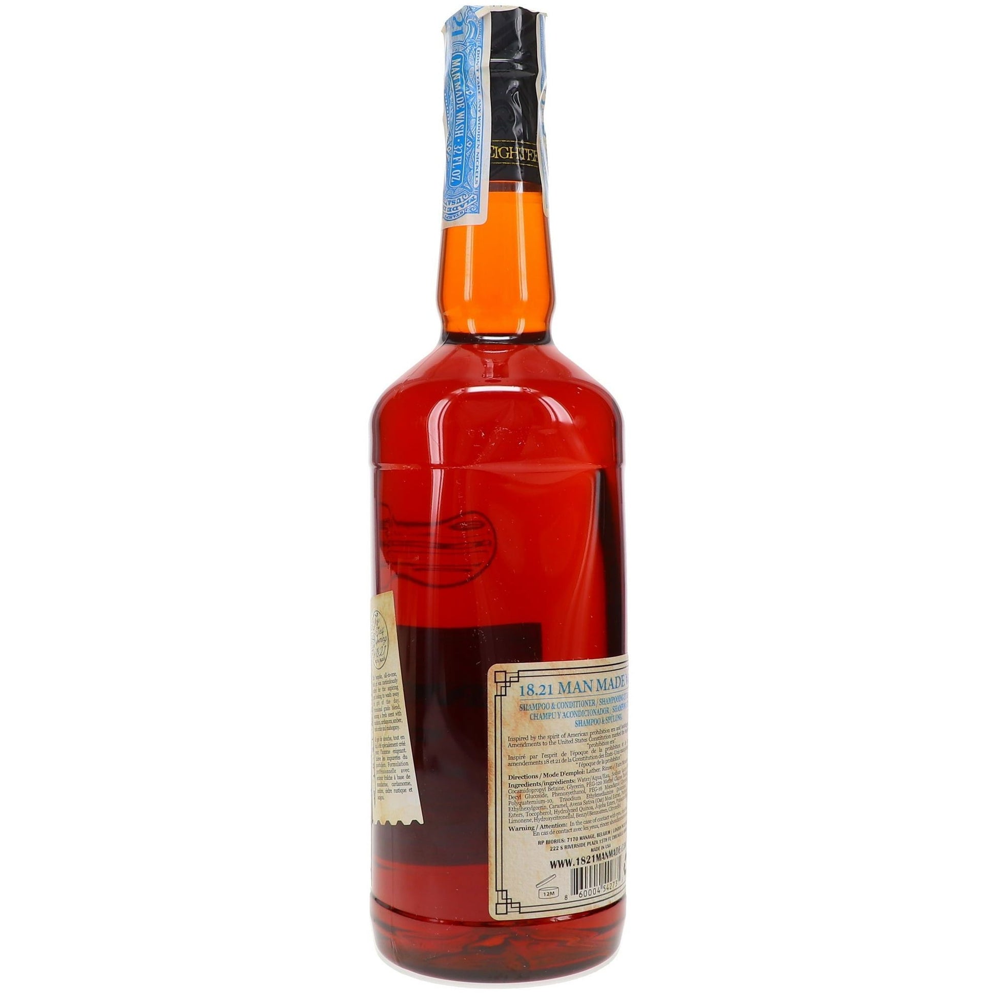 18.21 Man Made Wash 3-in-1 Absolute Mahogany 32 oz EasyOptionXY LLC