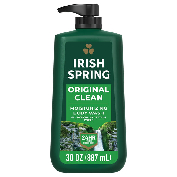 Irish Spring Mens Body Wash Pump, Original Clean Scented Body Wash for Men, 30 Oz Pump EasyOptionXY LLC