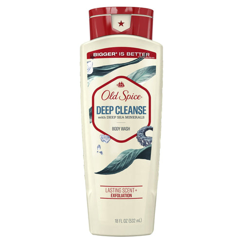 Old Spice Men's Liquid Body Wash Deep Cleanse with Deep Sea Minerals, All Skin Types, 18 fl oz EasyOptionXY LLC