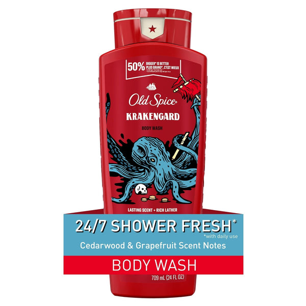 Old Spice Body Wash for Men, Krakengard, Long Lasting Lather, 21 fl oz EasyOptionXY LLC