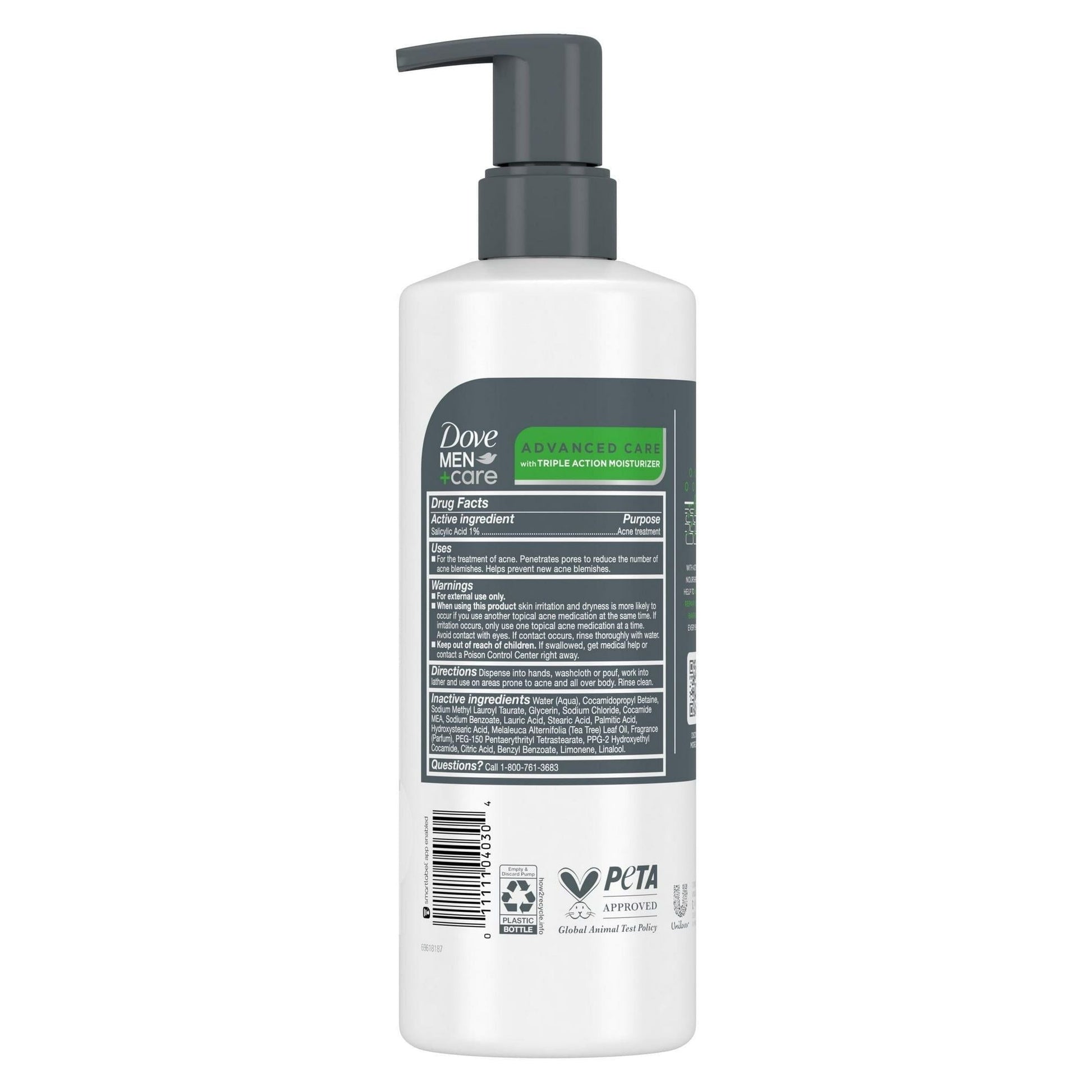 Dove Men+Care Advanced Care Acne Clear Cleanser, 16.9 oz EasyOptionXY LLC
