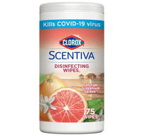 Clorox Scentiva Wipes; Bleach Free Cleaning Wipes; Tahitian Grapefruit Splash; 75 Count EasyOptionXY LLC
