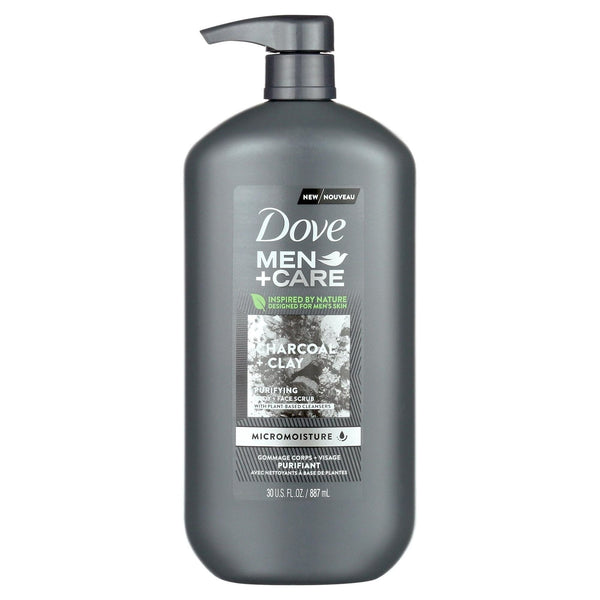 Dove Men+Care Purifying Hydrating Face and Body Wash, Charcoal and Clay, 30 fl oz EasyOptionXY LLC