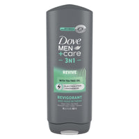 Dove Men+Care Revive Hydrating 3-in-1 Tea Tree Oil Body Wash, 18 fl oz EasyOptionXY LLC