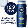 NIVEA MEN Maximum Hydration Body Wash with Aloe Vera, 16.9 Fl Oz Bottle EasyOptionXY LLC
