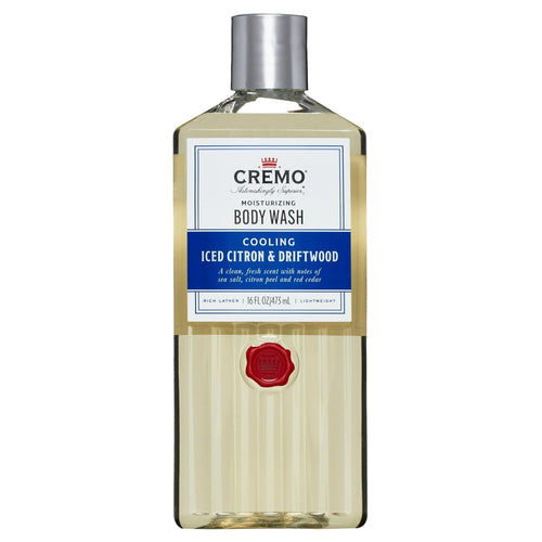 CREMO Body Wash Cooling Iced Citron & Driftwood 16 Oz. EasyOptionXY LLC