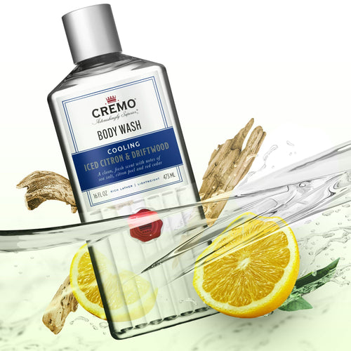 CREMO Body Wash Cooling Iced Citron & Driftwood 16 Oz. EasyOptionXY LLC
