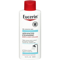 Eucerin Advanced Cleansing Body and Face Cleanser, 16.9 Fl Oz EasyOptionXY LLC