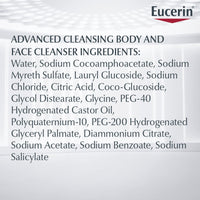 Eucerin Advanced Cleansing Body and Face Cleanser, 16.9 Fl Oz EasyOptionXY LLC