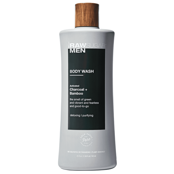 Raw Sugar Men's Body Wash, Activated Charcoal and Bamboo, 25 fl oz EasyOptionXY LLC