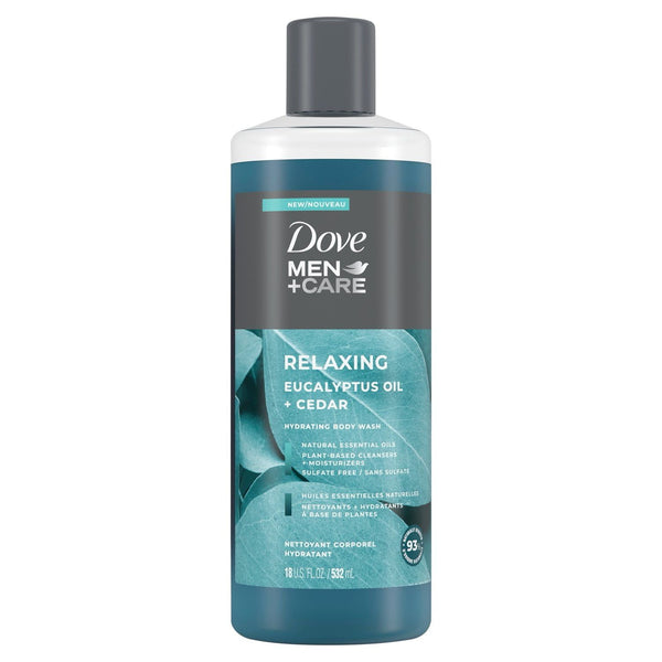 Dove Men+Care Relaxing Hydrating Body Wash, Eucalyptus Cedar, 18 fl oz EasyOptionXY LLC