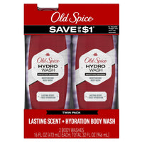 Old Spice Men's Body Wash Moisturizing Hydro Wash Smoother Swagger, 16 fl oz, Pack of 2 EasyOptionXY LLC