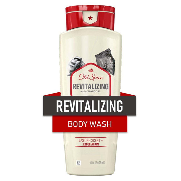 Old Spice Men's Body Wash Deep Revitalizing with Charcoal, All Skin Types, 16 fl oz EasyOptionXY LLC