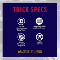 Duke Cannon Thick Body Wash - Naval Diplomacy - Fresh Water & Bergamot Scent, 17.5 oz, 1 Bottle EasyOptionXY LLC