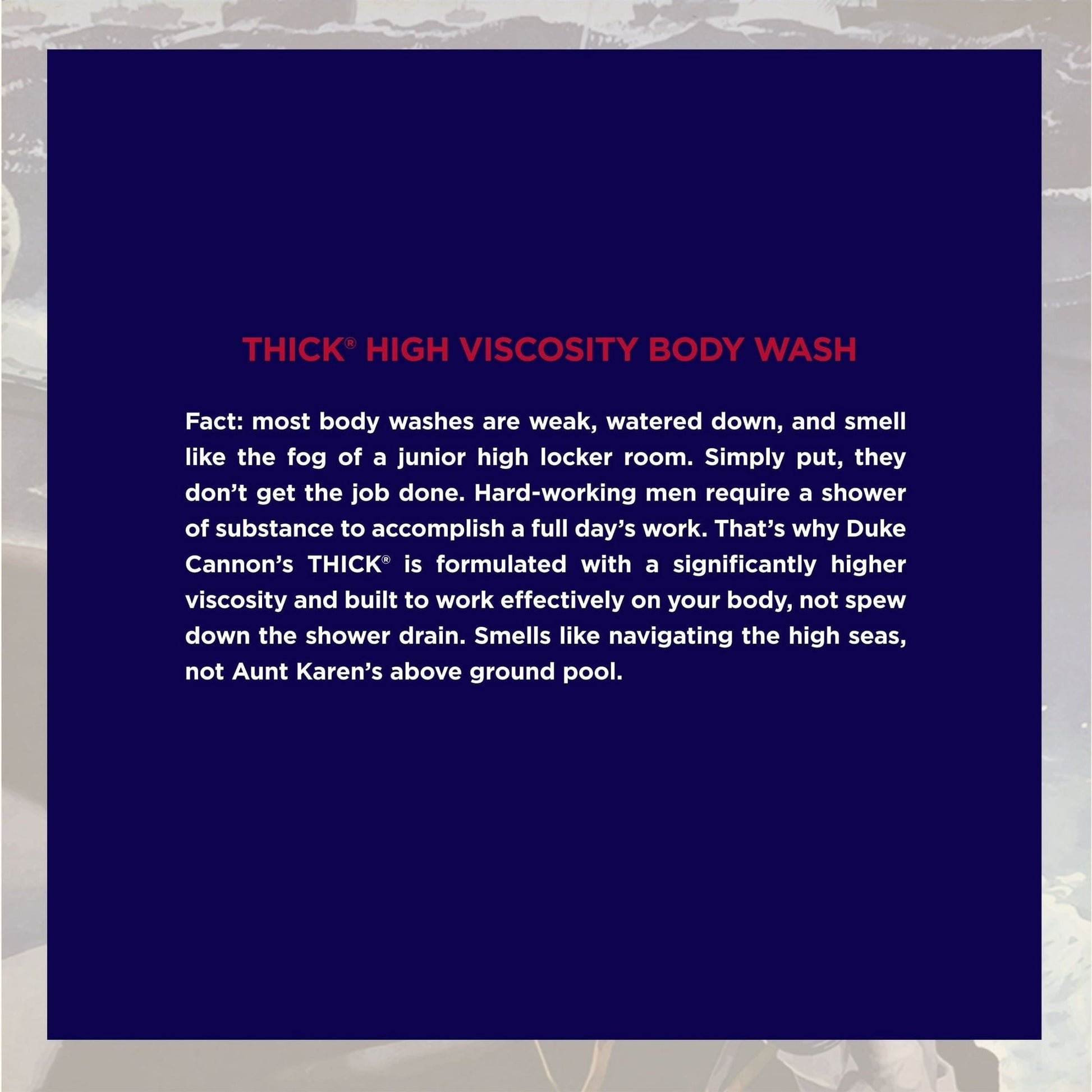 Duke Cannon Thick Body Wash - Naval Diplomacy - Fresh Water & Bergamot Scent, 17.5 oz, 1 Bottle EasyOptionXY LLC