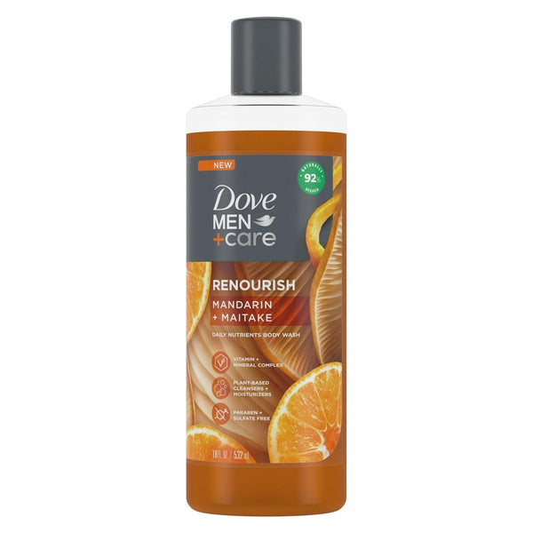Dove Men+Care Renourish Body Wash Mandarin + Maitake, 18 oz EasyOptionXY LLC