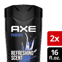 Axe Phoenix Refreshing Long Lasting Body Wash Twin Pack, Crushed Mint and Rosemary, 16 fl oz EasyOptionXY LLC