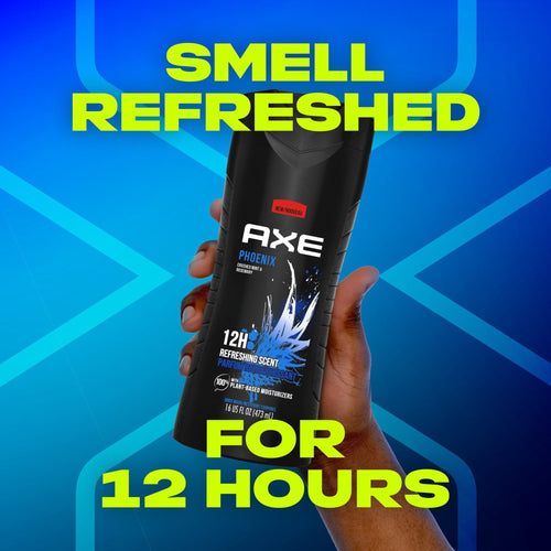 Axe Phoenix Refreshing Long Lasting Body Wash Twin Pack, Crushed Mint and Rosemary, 16 fl oz EasyOptionXY LLC