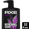 Axe Excite Refreshing Long Lasting Body Wash, Crisp Coconut and Black Pepper, 32 fl oz EasyOptionXY LLC