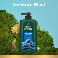 Irish Spring Moisture Blast Moisturizing Face and Body Wash, 30 oz Pump Bottle EasyOptionXY LLC