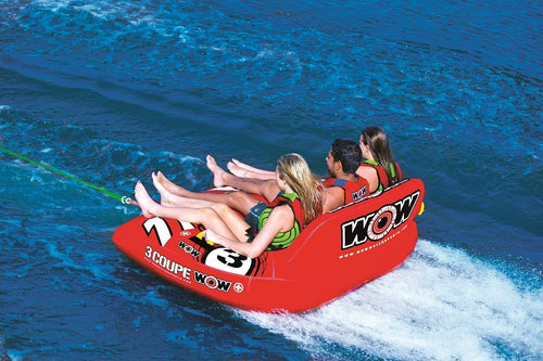 WOW Sports 3-Person Coupe Cockpit Towable (21-1080) Jupiter Gear