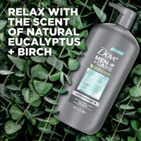 Dove Men+Care Relaxing Hydrating Face and Body Wash, Blue Eucalyptus and Birch, 30 fl oz EasyOptionXY LLC