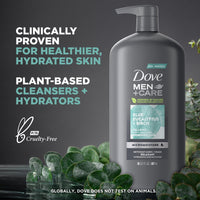 Dove Men+Care Relaxing Hydrating Face and Body Wash, Blue Eucalyptus and Birch, 30 fl oz EasyOptionXY LLC